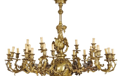 A FRENCH CHANDELIER, 19TH CENTURY