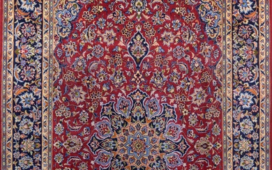 A Persian Hand Knotted Najafabad Carpet, 400 X 241