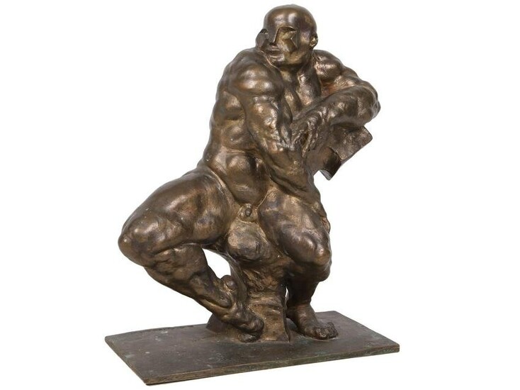 A RUSSIAN BRONZE SCULPTURE BY ANATOLY MIKHAILOV