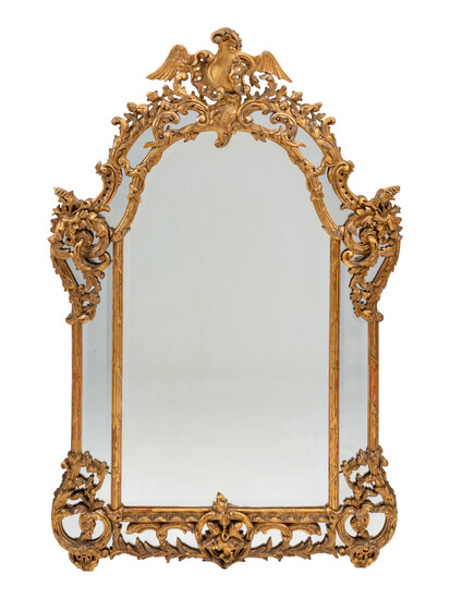 A Régence Style Giltwood Mirror