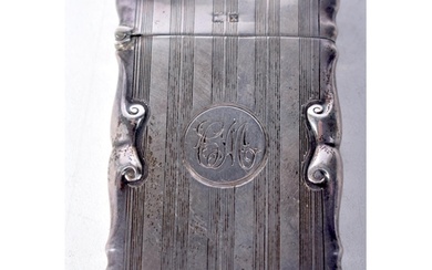 A Silver Card Case by Banks & Barnsley. Hallmarked Birmingh...