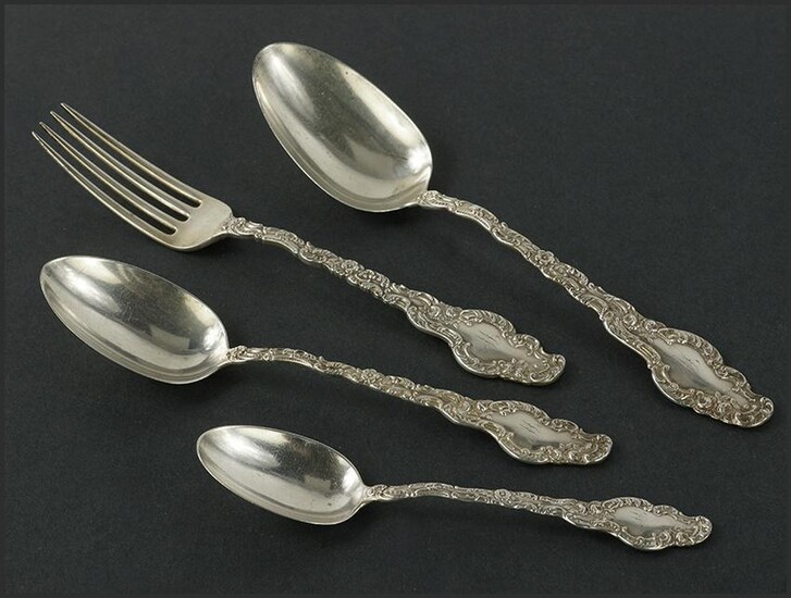 A Sterling Silver Partial Flatware Service.