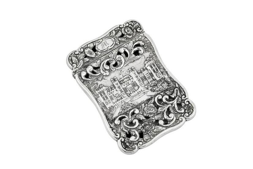 A William IV sterling silver ‘castle top’