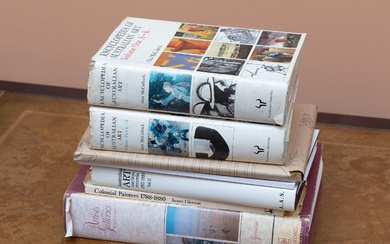 A collection of art reference books