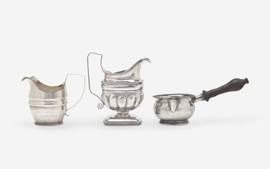 A group of three Federal silver tablewares, Thomas Whartenby (active c. 1811-1850), Philadelphia