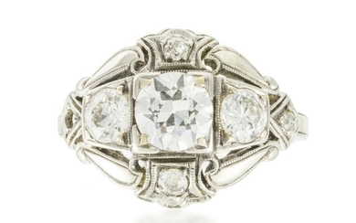 A late Art Deco diamond ring