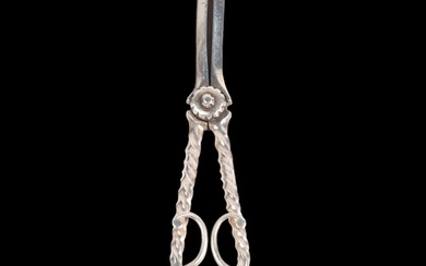 A pair of Victorian silver grape scissors, Elkington & Co Lt...