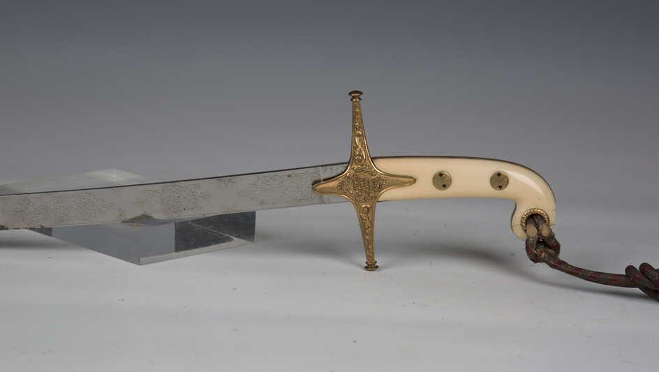 A rare and important presentation mameluke-hilted sword, presented to Lieutenant-Colonel Arthur Balf