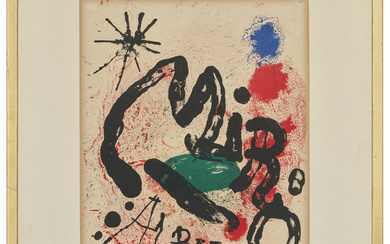 AFTER JOAN MIRÓ (1893-1983) Album 19: one plate