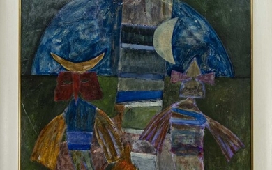 AN UNTITLED MIXED MEDIA BY DONALD MORRISON BUYERS
