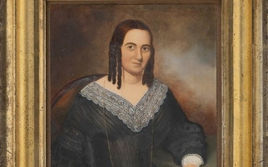 ATTRIBUTED TO THOMAS BUCHANAN READ, New York/Pennsylvania, 1822-1872, Mrs. Patterson of Donegal Township, who died in 1870., Mixed m...