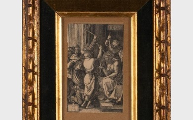 After Albrecht Durer (1471-1528): Christ Crowned with Thorns, from The Engraved Passion