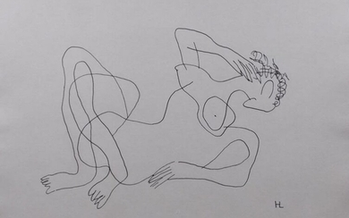 After Henri Laurens : Reclining Nude Woman
