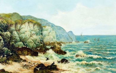 Alexander Mortimer (UK,fl 1885-1895) oil painting antique