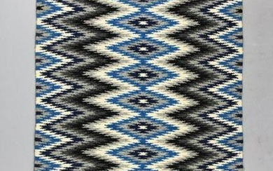 Alice Tsosie, Navajo Hand Woven Textile, Eye Dazzler