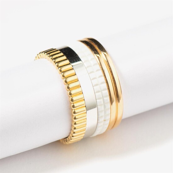 (-), An 18 carat gold Quatre ring by...