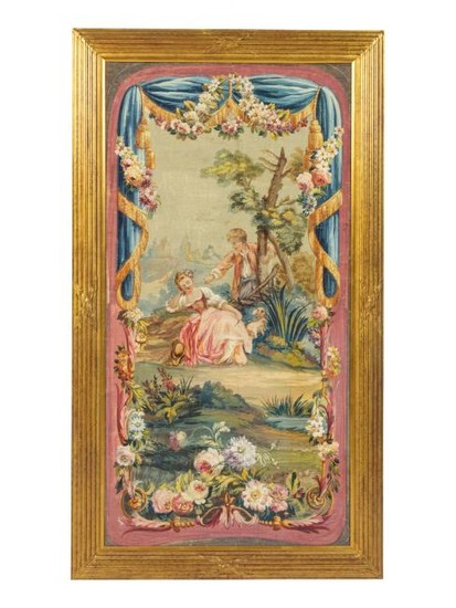 An Aubusson Tapestry Illustration on Paper