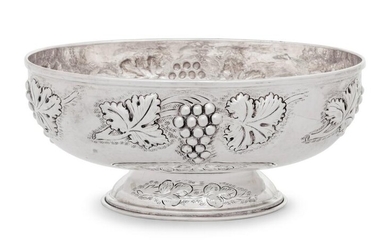 An Italian Silver Centerpiece Bowl