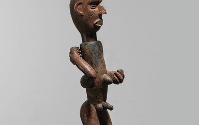 An unusual large Idoma male figure.