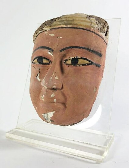 Ancient Egyptian Mummy Mask, Late Period