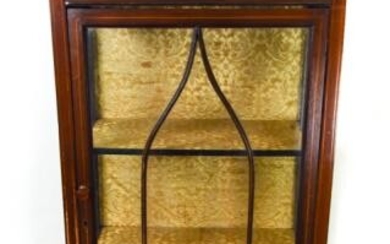 Antique 19th C English Adam Style Curio Cabinet
