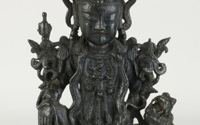 Antique Chinese Ming Buddha, H 27 cm.