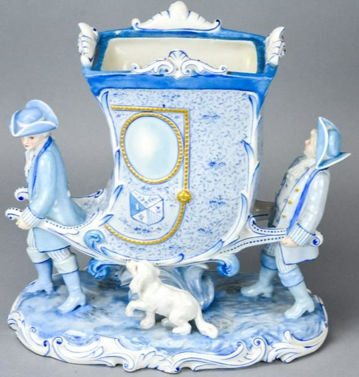 Antique Depose French Porcelain Centerpiece