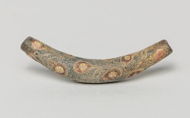 Antique Roman Type Dragon-fly Eye Long Bead