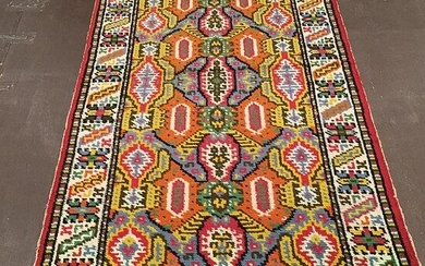 Antique Swedish Carpet Rug 4'0'' X 7'5''