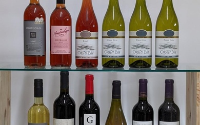 Assorted Red, White and Rosé Wine, to include: Oyster Bay,...
