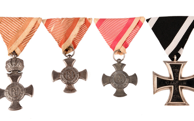 Austria-Hungary: Iron Merit Crosses (3)