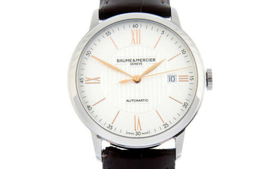 BAUME & MERCIER - a stainless steel Classima wrist watch, 40mm.