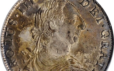 BOLIVIA. 8 Reales, 1776-PTS PR. Potosi Mint. Charles III. PCGS AU-58 Gold Shield.
