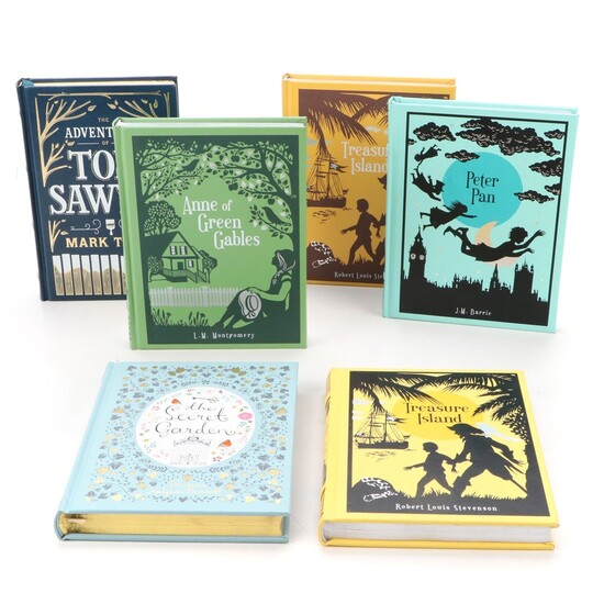 Barnes & Noble Leather Bound Classics Including "Peter Pan" and "Secret Garden"
