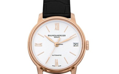 Baume & Mercier Classima M0A10270 - Classima Automatic White Dial 18kt Rose Gold Ladies Watch