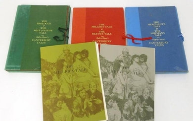 Books: Three limited edition folio volumes of The