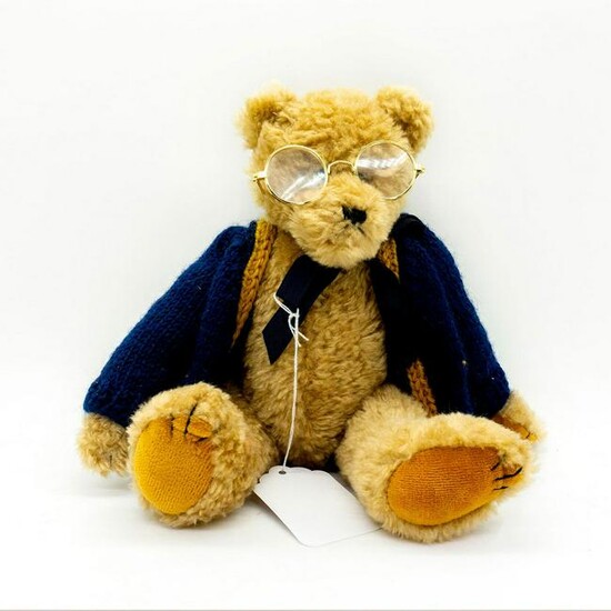 Boyds Bears Teddy Bear, Sweater and Glasses