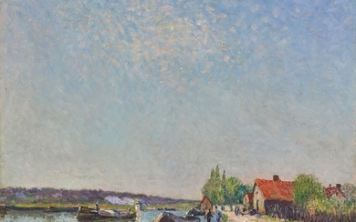 CANAL DU LOING À SAINT-MAMMÈS, Alfred Sisley