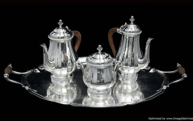 CANAUX FRENCH ANTIQUE 4pc. LOUIS XVI STERLING SILVER