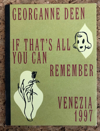 CATALOGHI CON DISEGNO (GEORGANNE DEEN) - Georganne Deen. If that's all you can remember, 1997