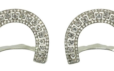 Cartier Art Deco Platinum & 18Kt Shoe Clips