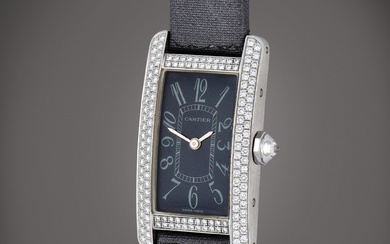 Cartier Tank Américaine, Reference 2489 | A white gold and...
