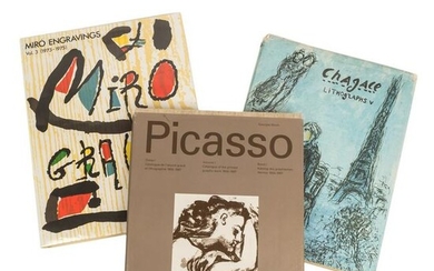 Chagal, Picasso and Miro Reference Art Books RARE
