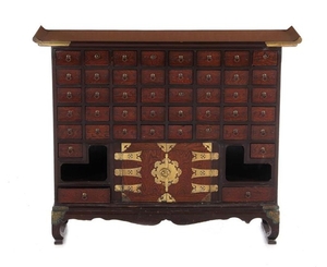 Chinese Export apothecary cabinet