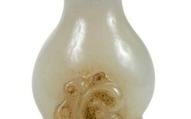 Chinese Jade or Hardstone Double Gourd Snuff Bottle