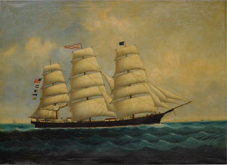 Chinese School, painted with the American Ship George Skolfield