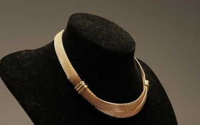 Christian Dior gold plated necklace