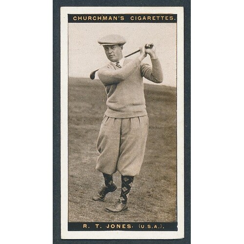 Churchman. 1927 Famous Golfers set, in very good to excellen...