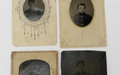 Civil War Soldier Tintypes, Grouping