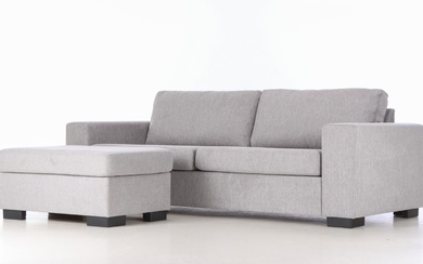Couch potato. 3-person sofa and pouf - Model Nevada (2)